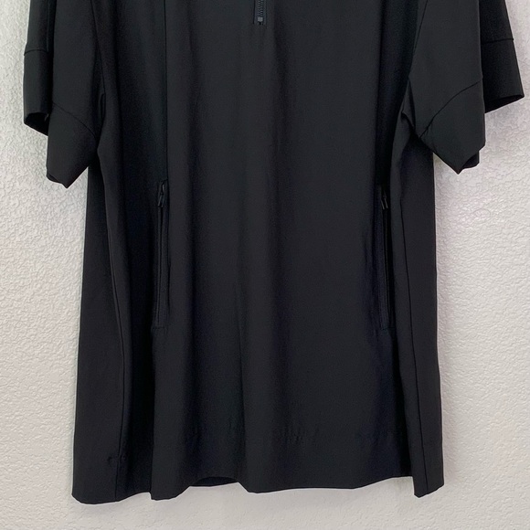 Lord and Taylor Man Black Half Zip Hoodie Oversized Sweatshirt, Size S/M - Picture 3 of 12